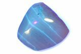 Tumbled Indonesian Blue Amber (3/4" Size) - Fluorescent - Photo 5